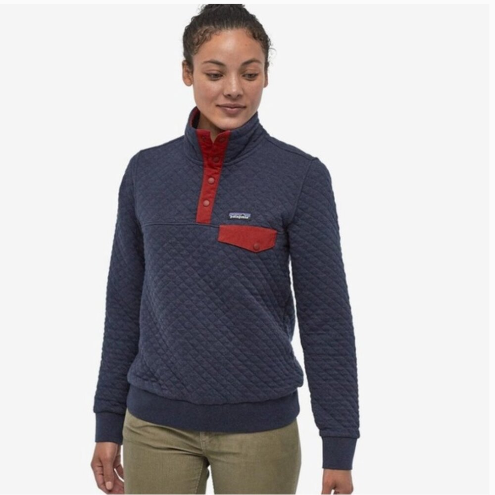 Patagonia Women's Organic Cotton Quilt Snap-T Pullover Sweatshirt XS